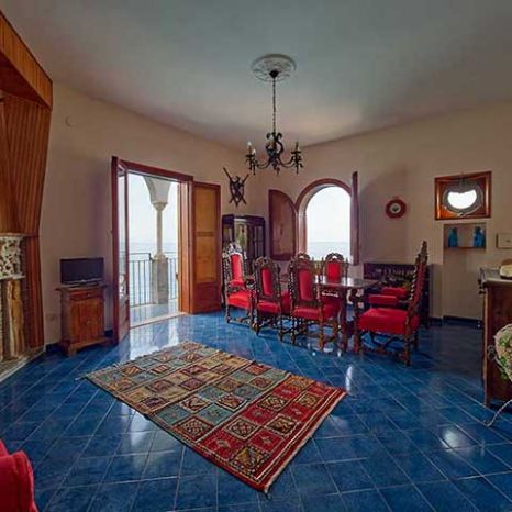 suite over the sea close to Amalfi